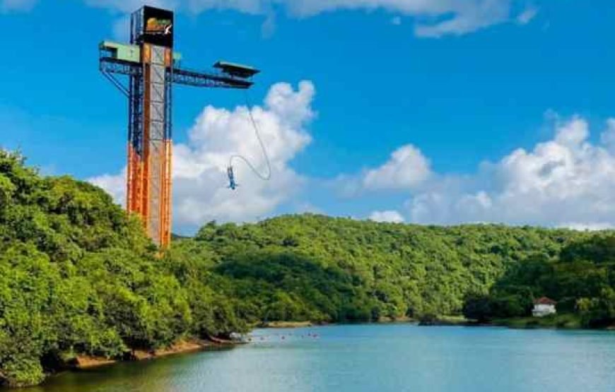 Bungee Jumping in Mayem Lake Goa