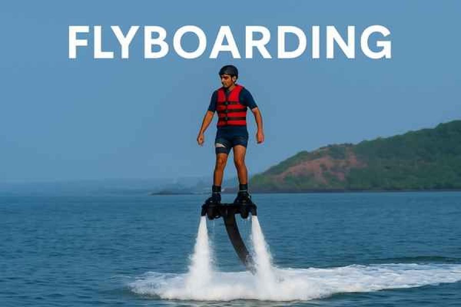 Flyboarding in North Goa